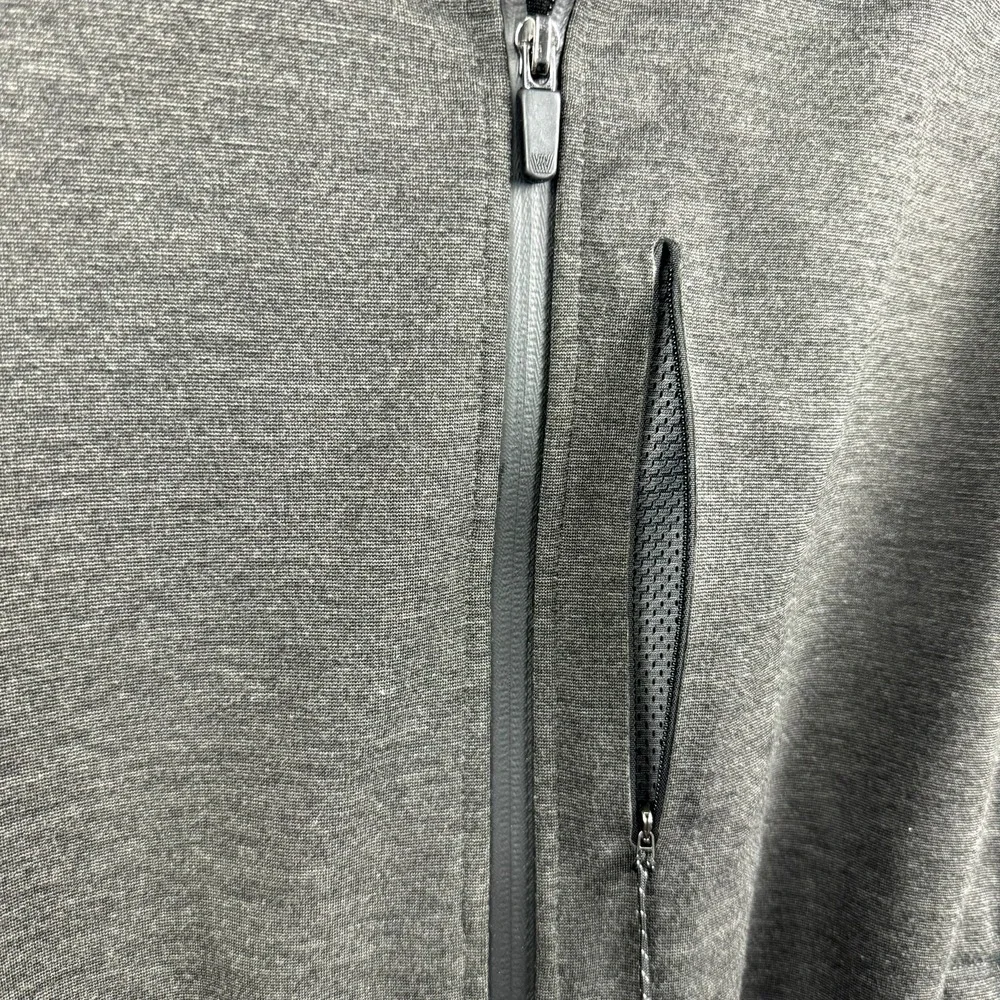 Mack Weldon Men's Charcoal Heather Full Zip Jacket Athletic Leisure Size Small‎